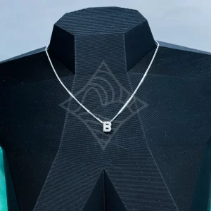Colar Personalizado Letrinha Cravejada