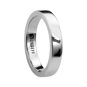 Aliança Prata 925 Santorini 4mm