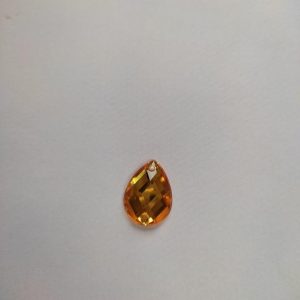 Pedra Média Lágrima Decorativa Dourado