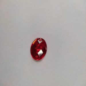 Pedra Média Decorativa Vermelho