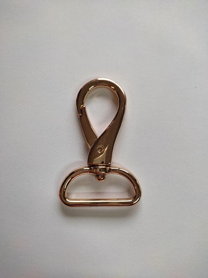 Mosquetão Médio Dourado Nickel - Image 2