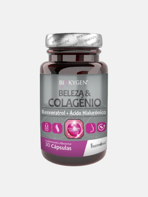 BIOKYGEN BELEZA E COLAGÉNIO – 30 CÁPSULAS – FHARMONAT - Image 2