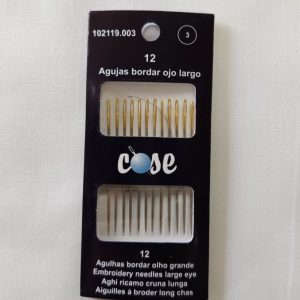 Agulha de Costura (Fundo Largo), Nº 3 – Cose