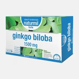 GINKGO BILOBA 1500 MG – 20 AMPOLAS – NATURMIL