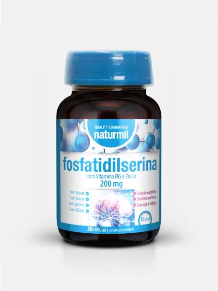 FOSTATILDISERINA COM VITAMINA B6 E ZINCO 200MG – 30 CÁPSULAS – NATURMIL