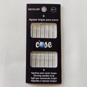 Agulha Comprida para Cerzir, Nº 5/7 – Cose