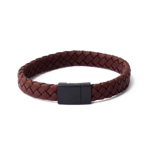 Pulseira de Couro Italiano Salerno