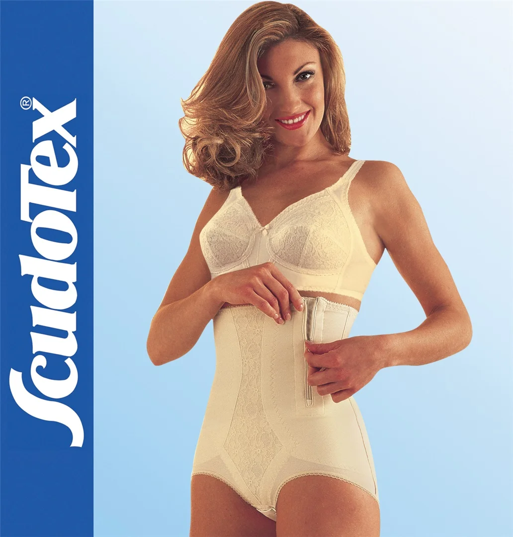 CINTA DE CONTENÇÃO DE CINTURA SUBIDA COM FECHO ÉCLAIR – SCUDOTEX - Image 2