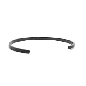 Bracelete Titânio Friendship Preto 3mm