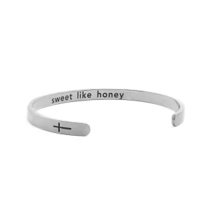 Bracelete Titânio Friendship Prata 5mm