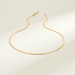Colar Atemporal Laminado Ouro