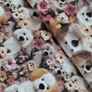 Tecido 3D Cães