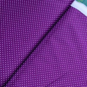 Tecido de Bolinhas Poppy Roxo