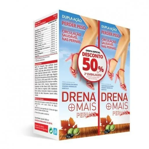 CHI DRENA+ PERNAS LEVES 2X500ML