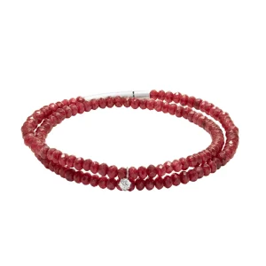 Pulseira Saint-Tropez 2 voltas Rosa Goiaba
